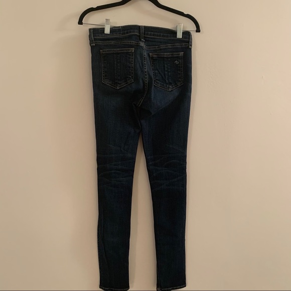 rag & bone Wonderland Skinny Dark Wash Jeans - Picture 2 of 7